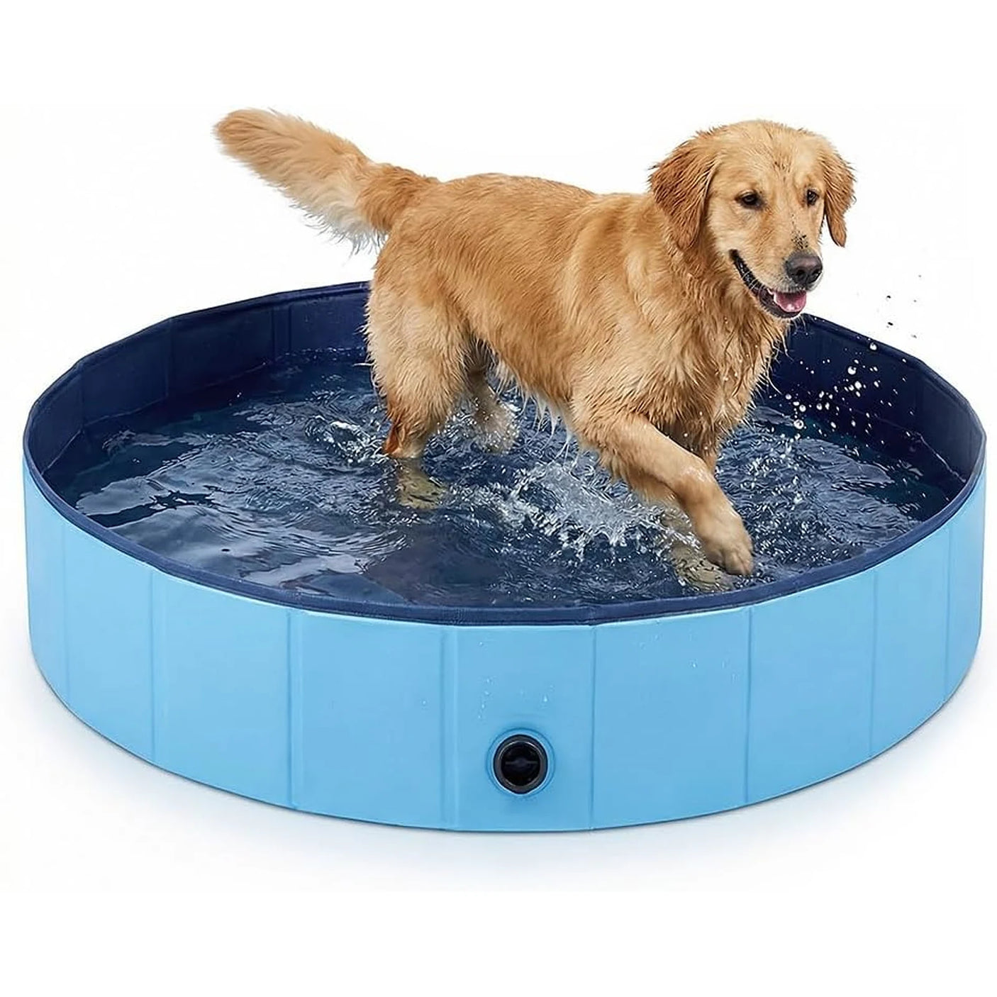 SPLASH sklopivi plavi bazen za pse 80 x 30 cm