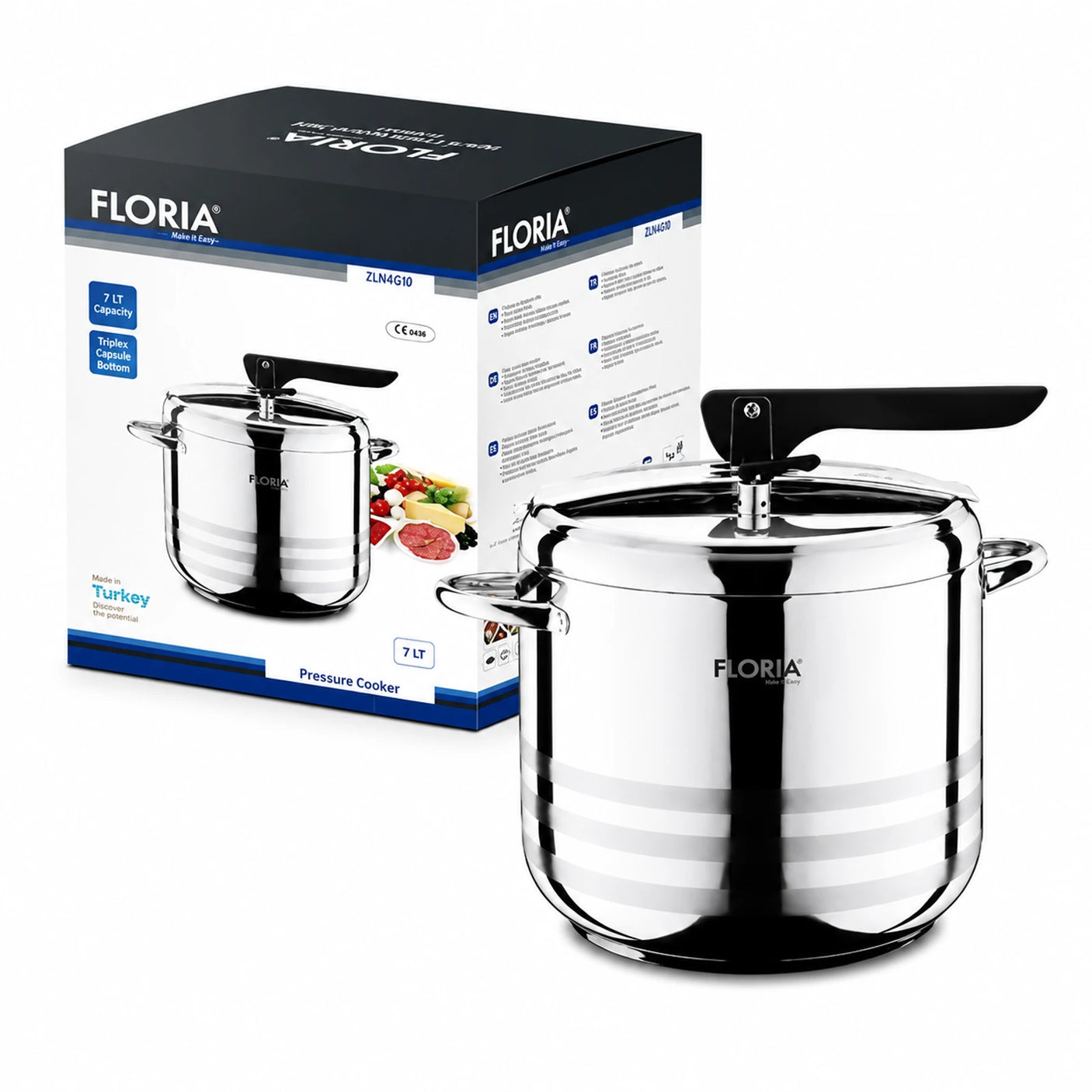 Floria ZLN4610 ekspres lonac od 7 litara s originalnim pakovanjem