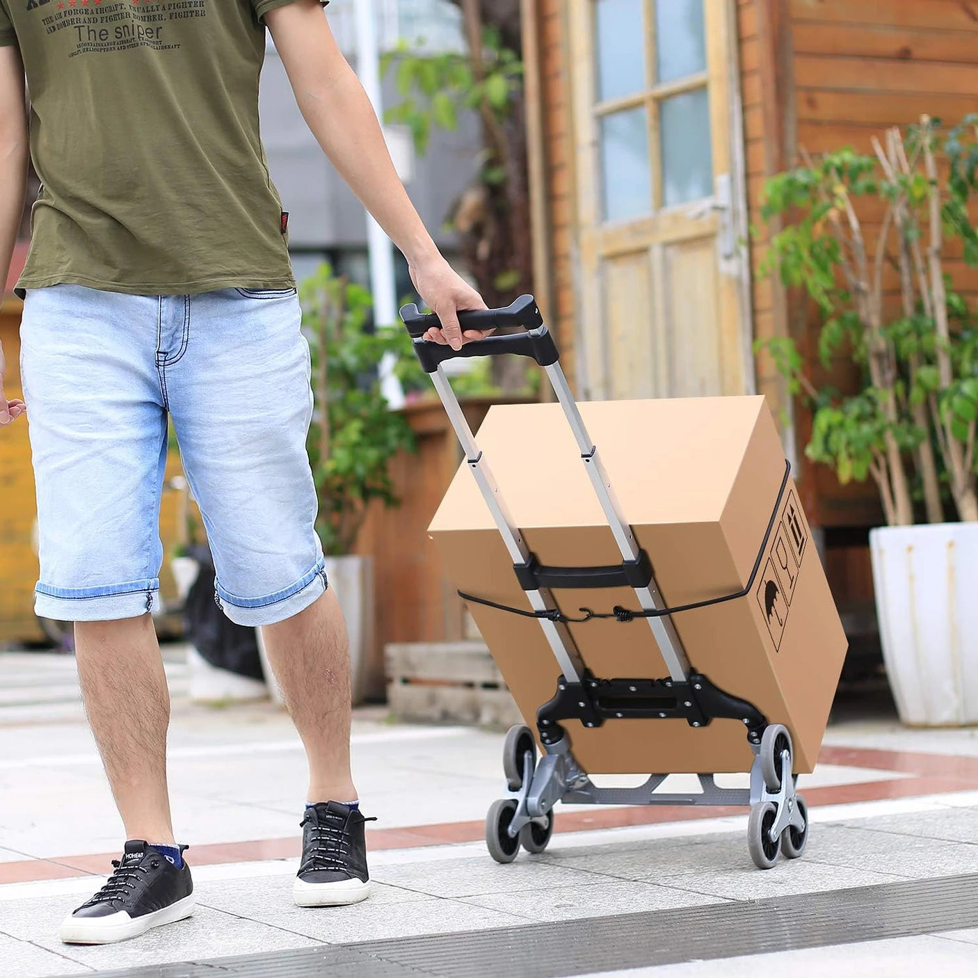 Sklopiva kolica za transport paketa