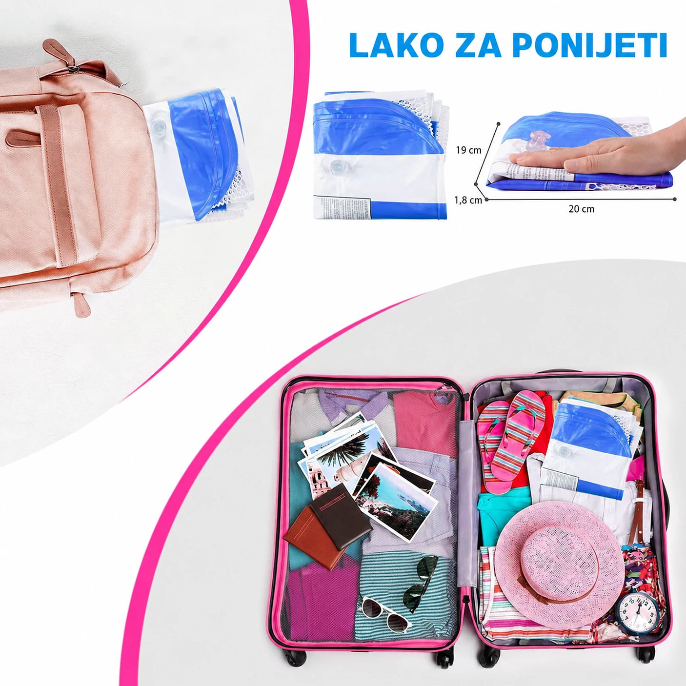 Sklopiva ležaljka laka za nošenje