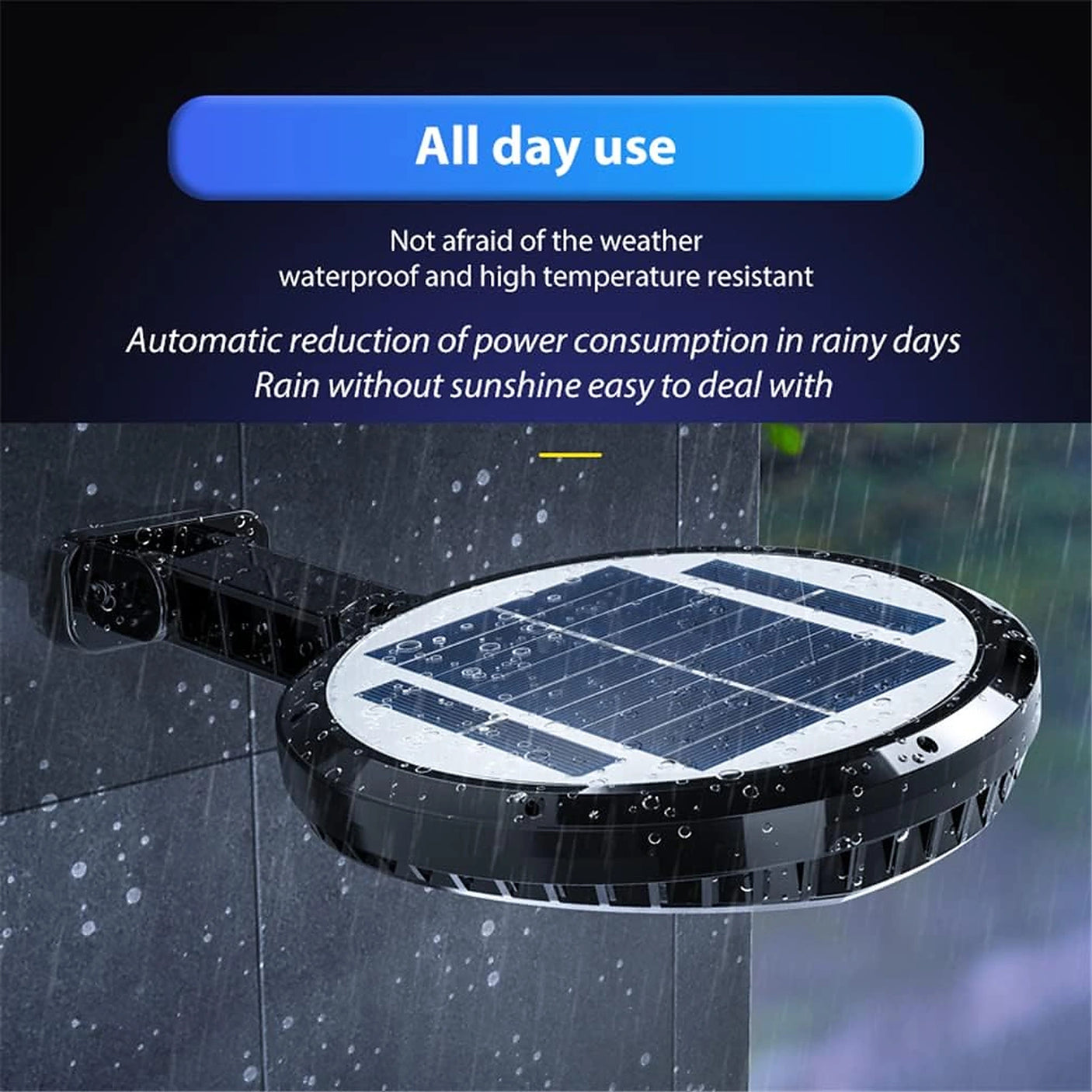 SUNARI FLS-12 solarni panel tokom kiše