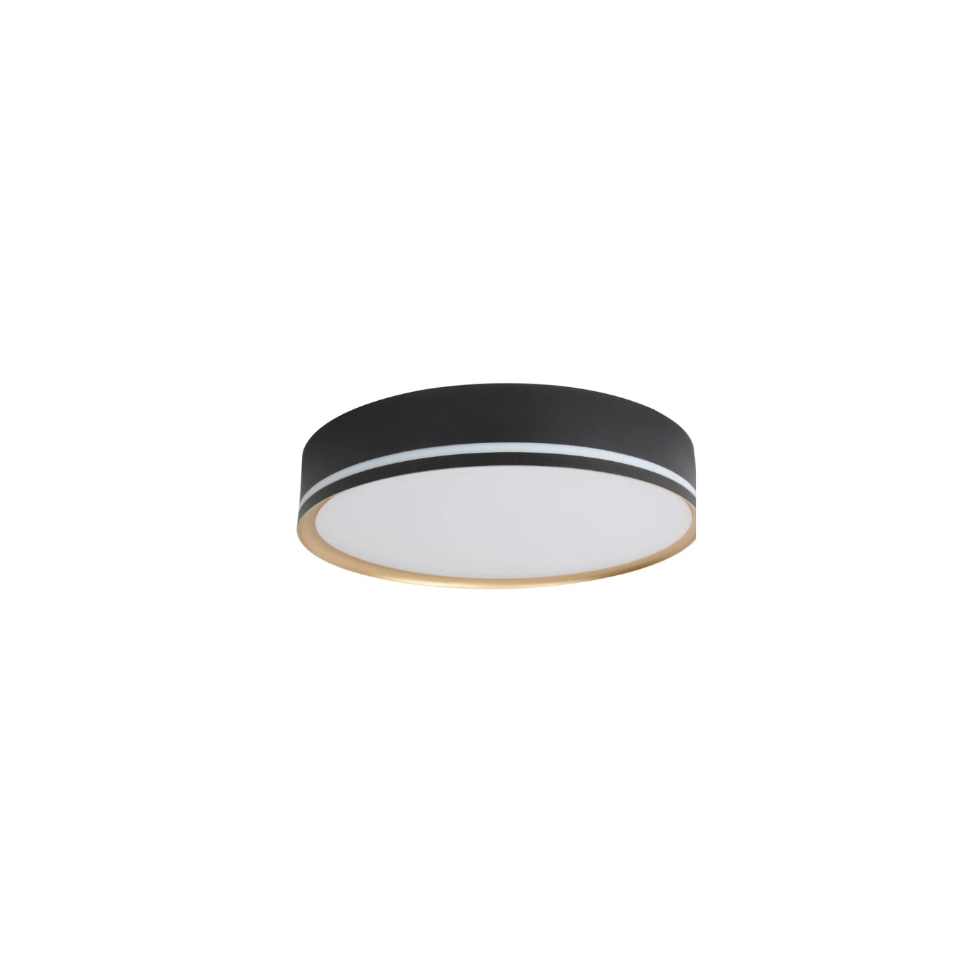 LUMORA LED plafonjera - Crna / svijetli rub
