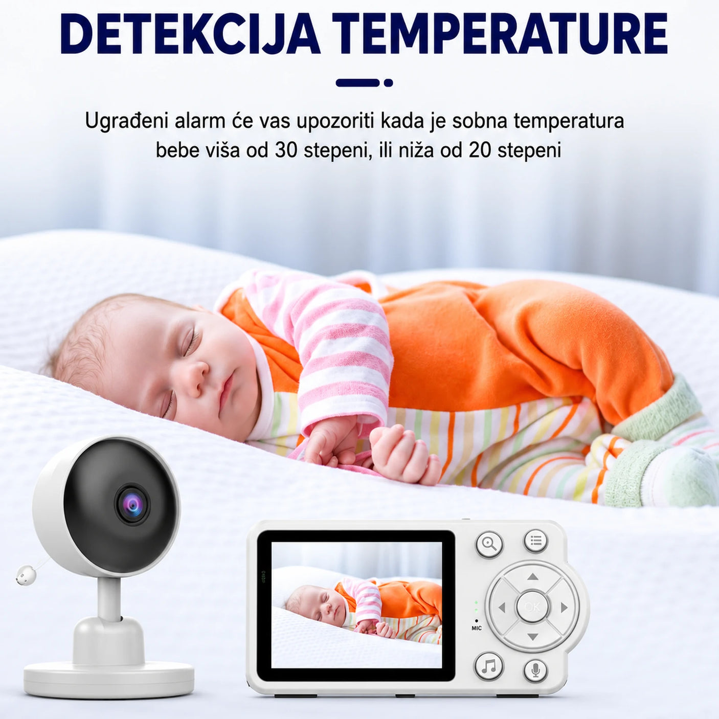 NUVIA detekcija temperature