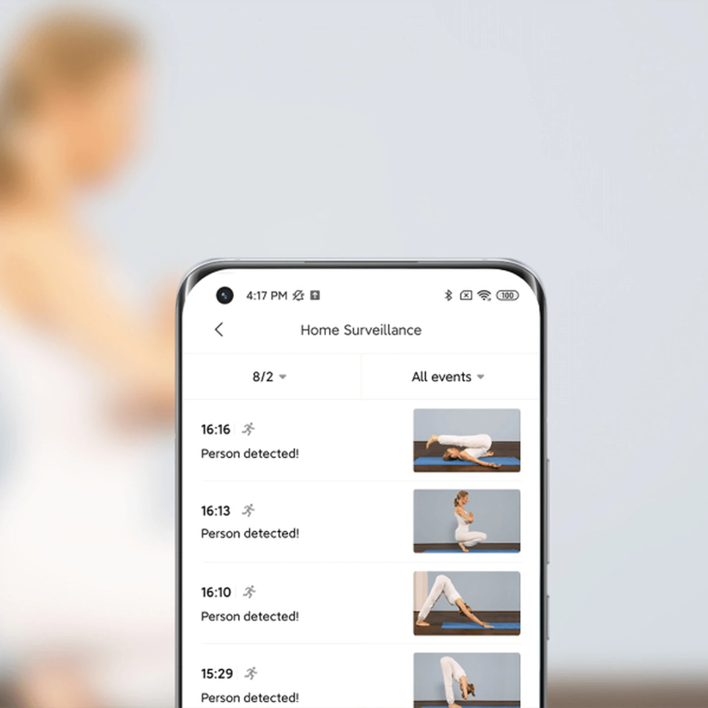 Xiaomi Mi Camera 2K AI detekcija osoba