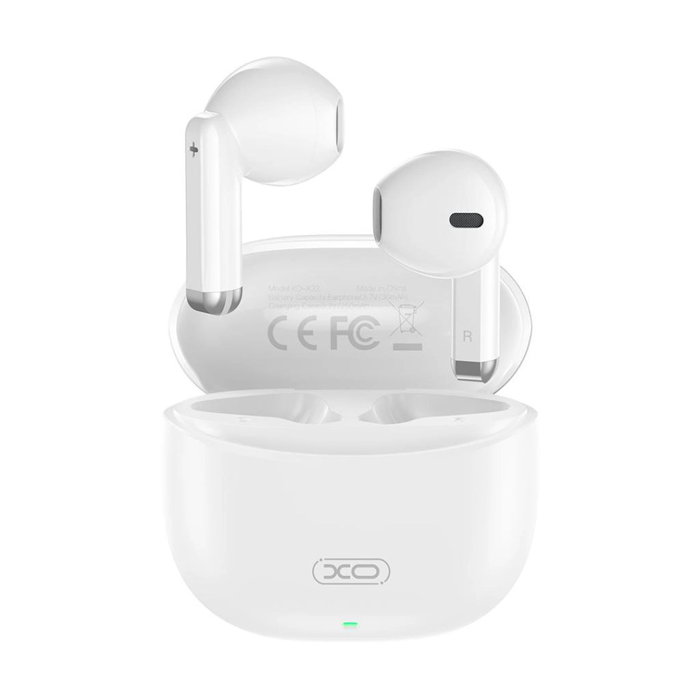 XO X33 Bluetooth slušalice bijele u kutiji za punjenje