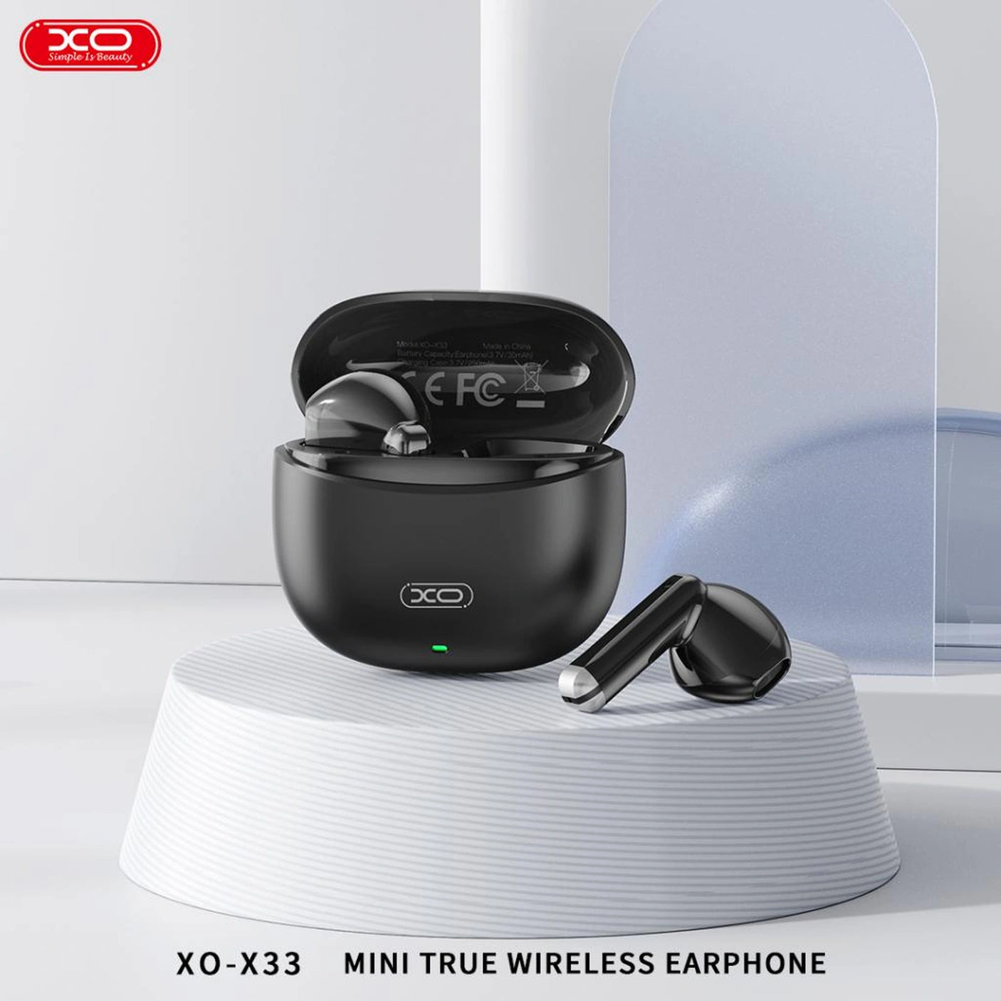 XO X33 crne Bluetooth slušalice - 5