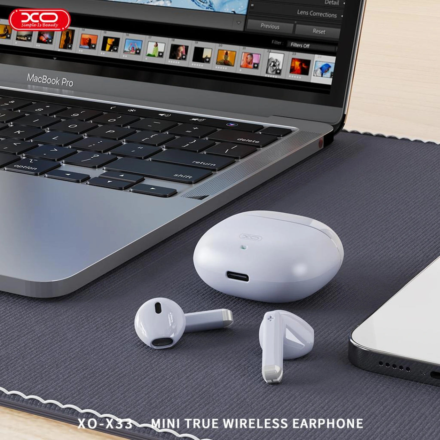 XO X33 plave Bluetooth slušalice - 4