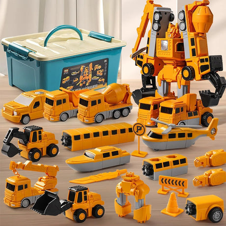 Magnetic Transform Toy Machines 35pcs set u kutiji