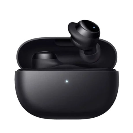Xiaomi Redmi Buds 3 Lite crne slušalice u otvorenom kućištu za punjenje