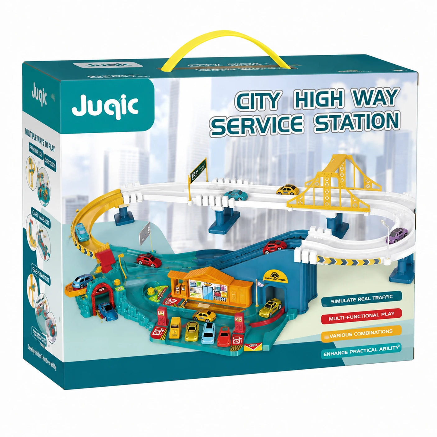 Juqic City Highway dječija autoput-staza u originalnom pakovanju