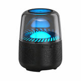 XO F37 Bluetooth zvučnik u crnoj boji s plavim RGB osvjetljenjem
