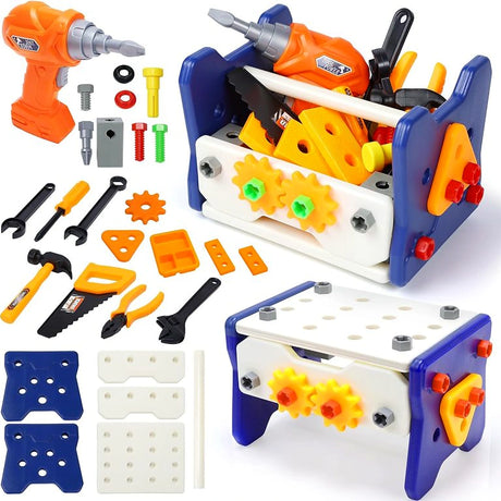 STEM Montessori alatni set za djecu sa bušilicom i dodacima