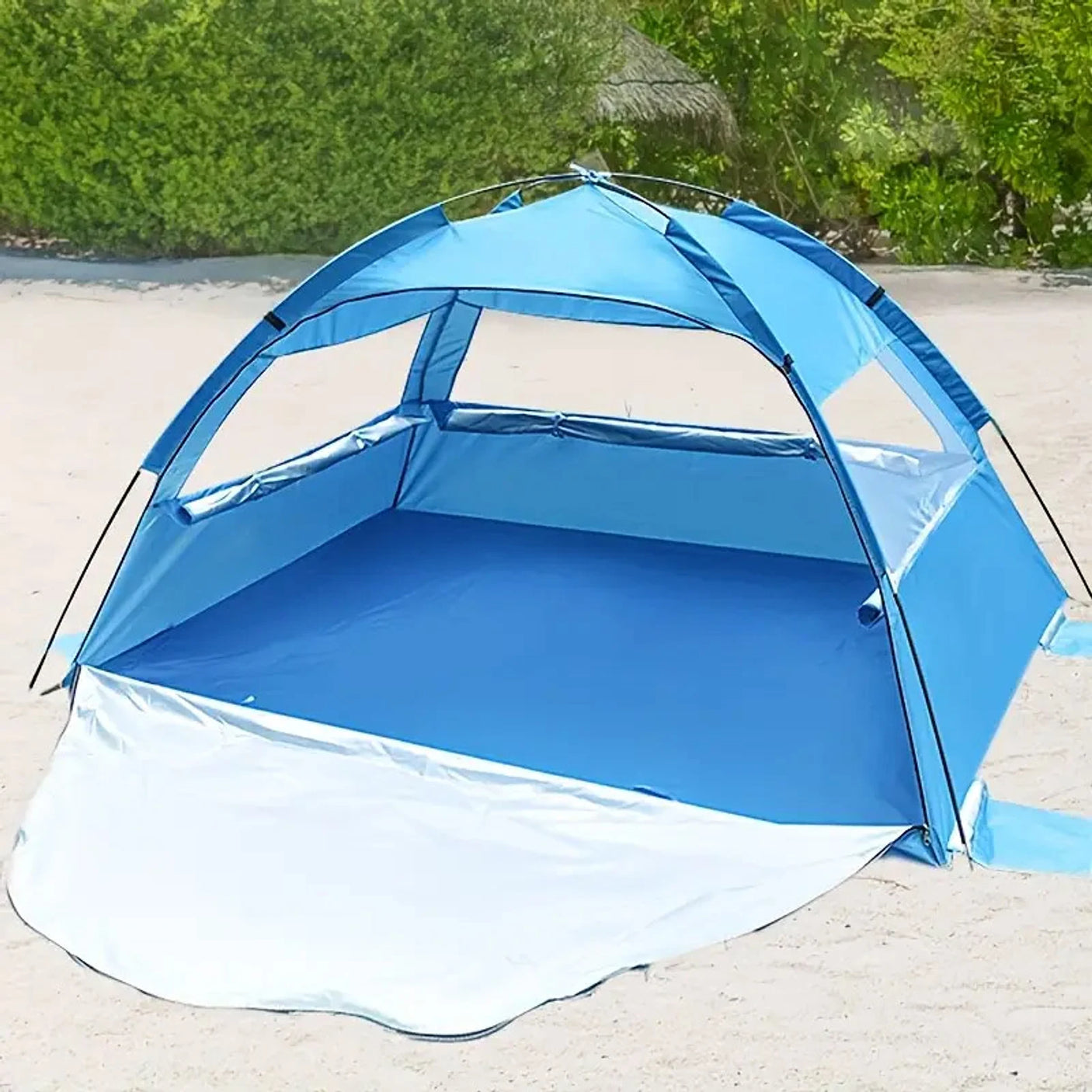 Šator za plažu sa produženim prednjim podom