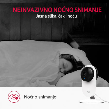 YI Home 2K Pro infracrveno noćno snimanje