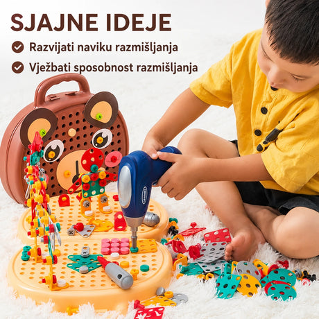 Montessori konstrukcijski set podstiče kreativnost i razmišljanje