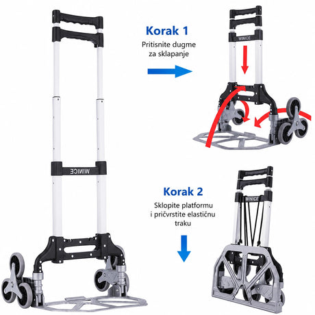 Upute za sklapanje transportnih kolica