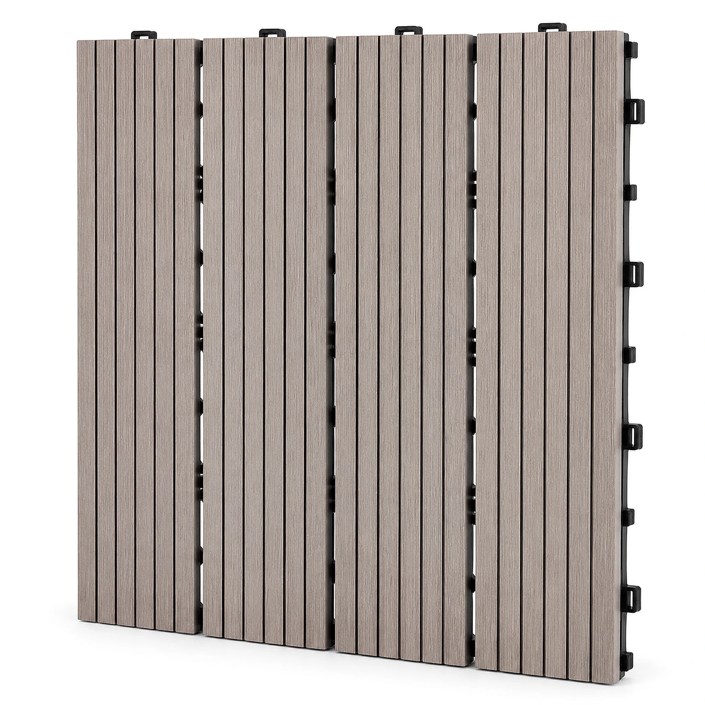 WPC modularna siva podna ploča 30 x 30 cm