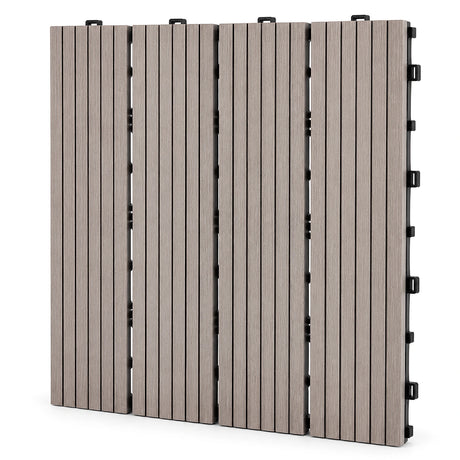 WPC modularna siva podna ploča 30 x 30 cm