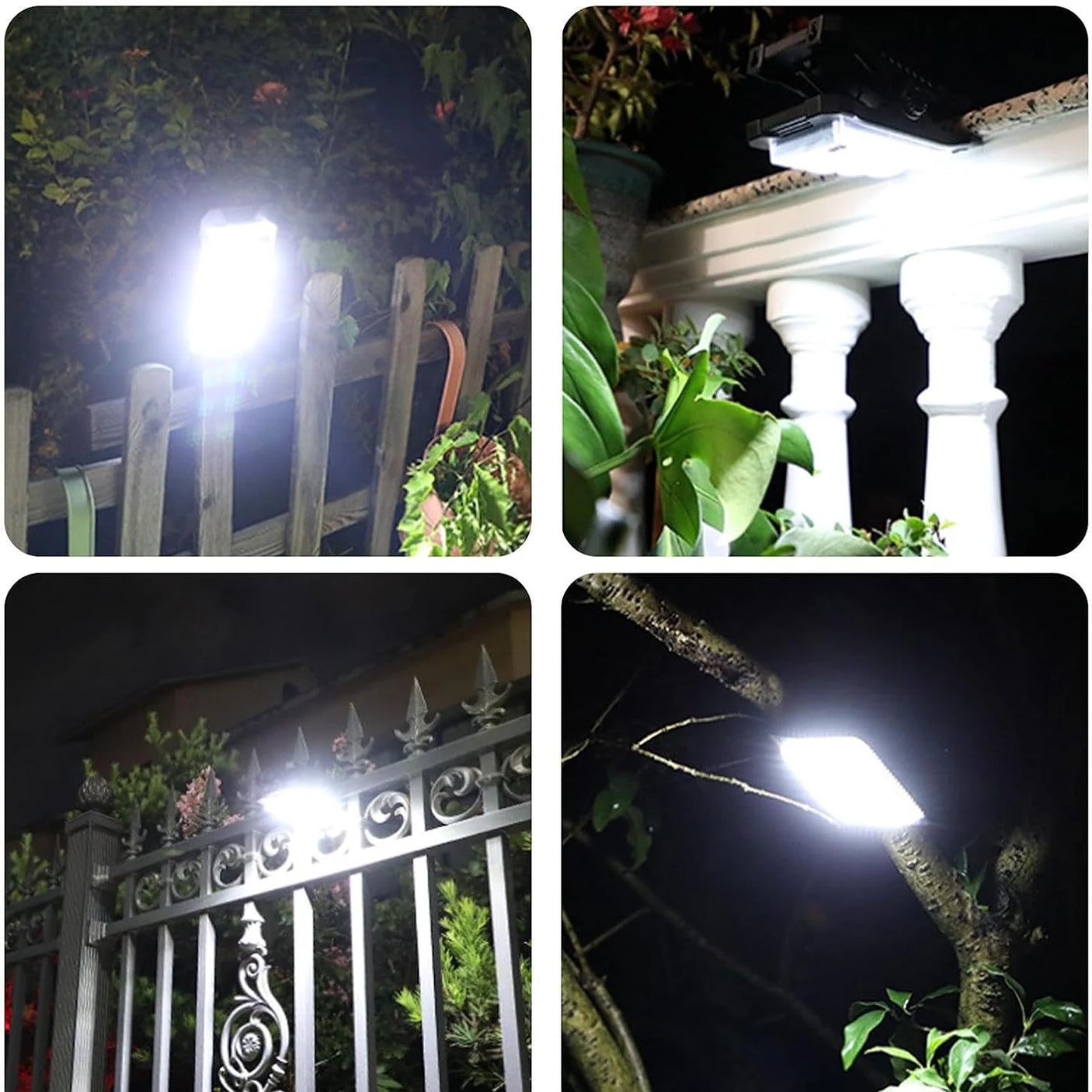 Solarna LED lampa za ogradu, kapiju i drvo