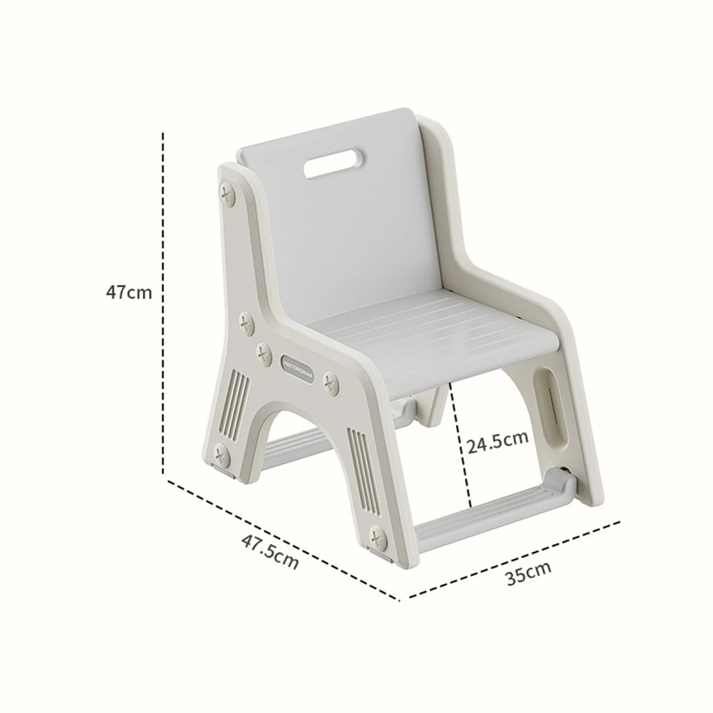 Dimenzije ergonomske dječije stolice