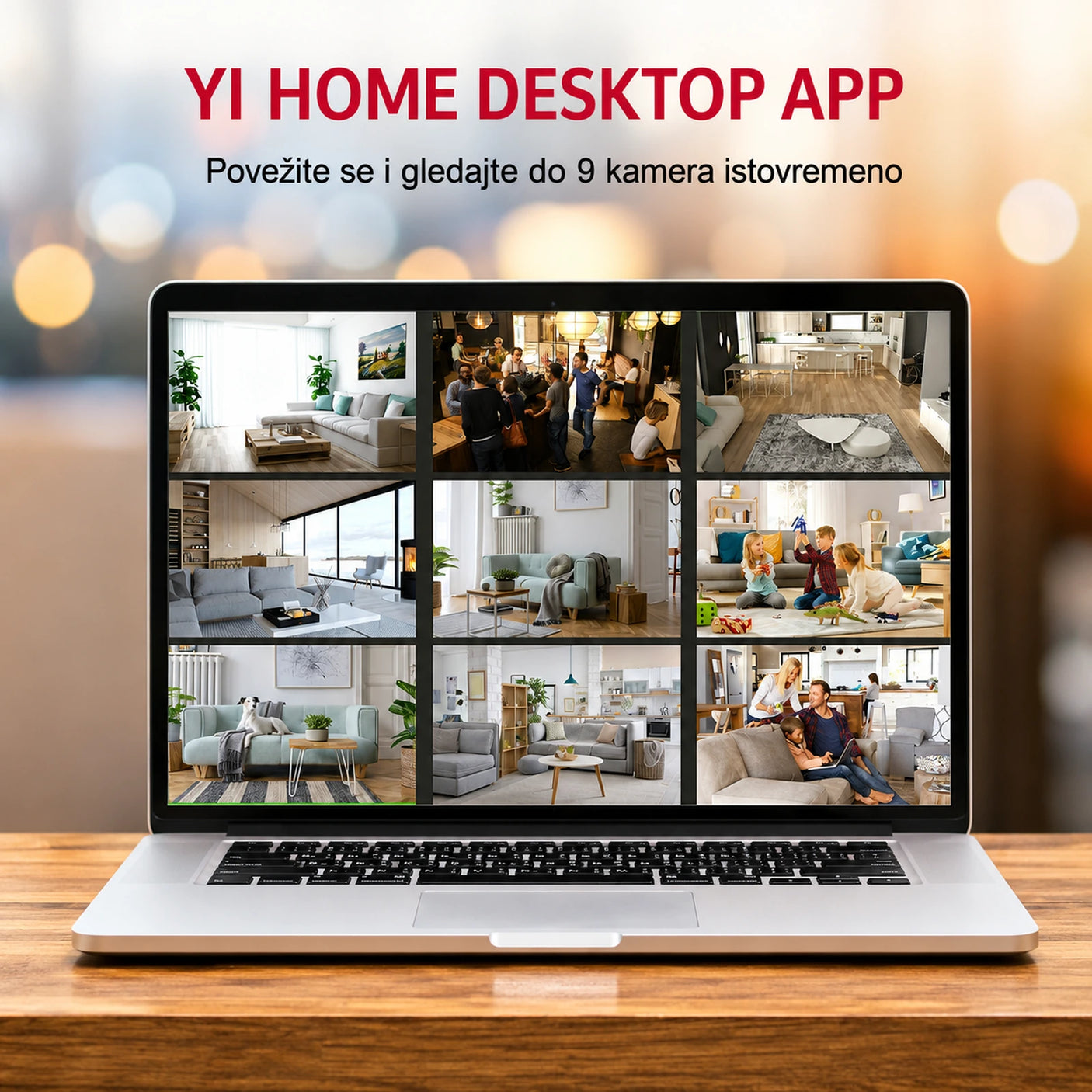 YI Home desktop aplikacija za pregled više kamera