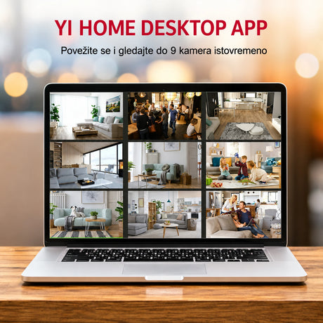 YI Home desktop aplikacija za pregled više kamera