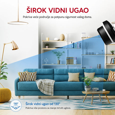 Široki vidni ugao YI Home unutrašnje kamere