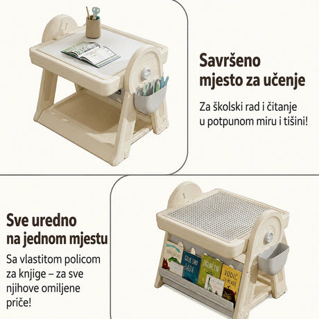 Radni sto za učenje i spremanje knjiga
