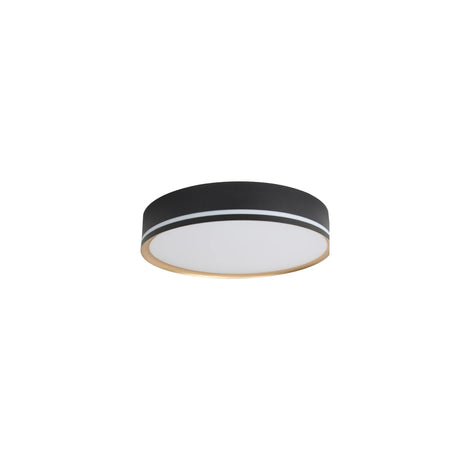 LUMORA LED plafonjera - Crna / svijetli rub