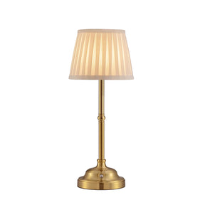 LUMINA punjiva stolna lampa bronzana