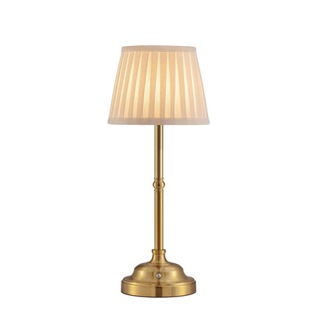 LUMINA punjiva stolna lampa bronzana