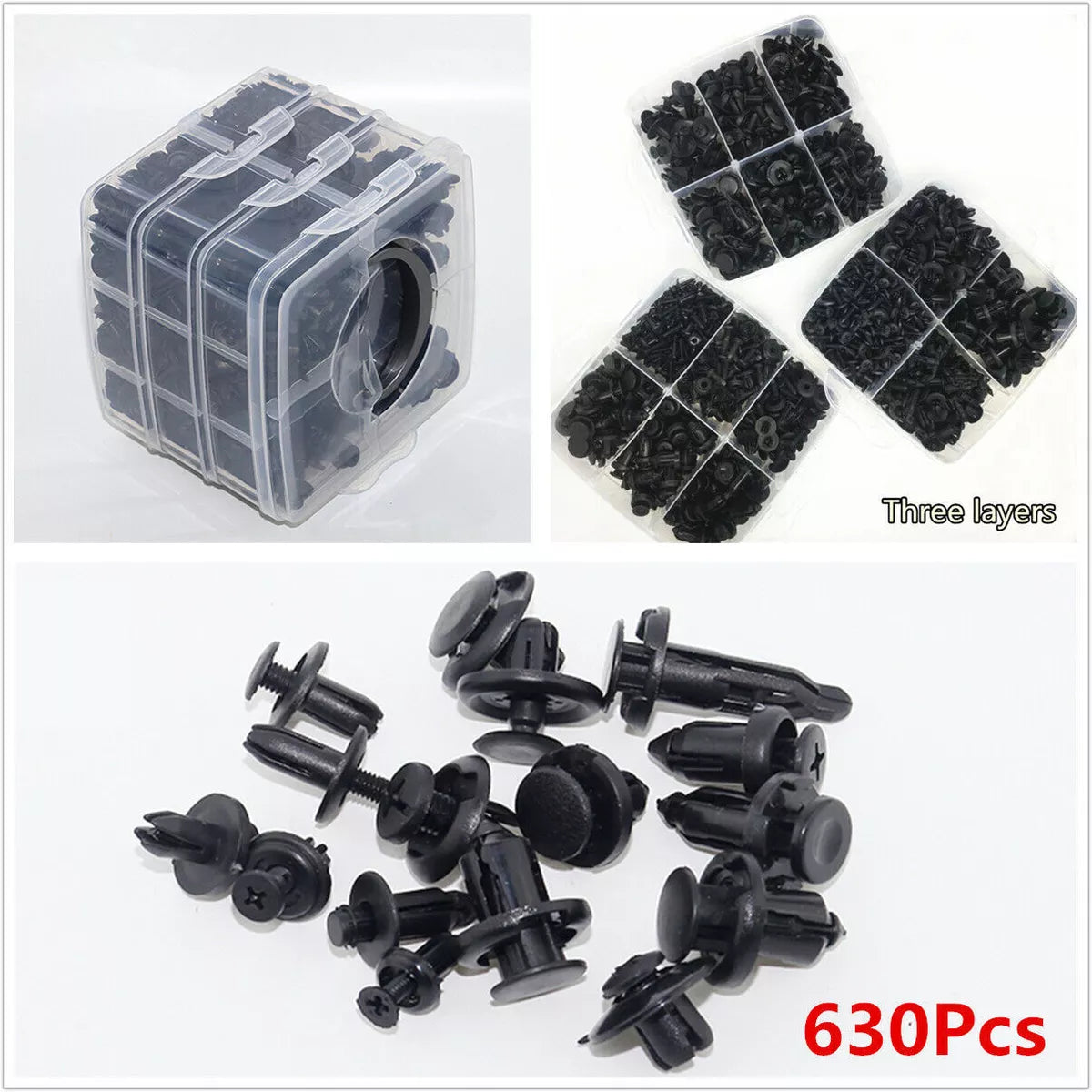 FASTEN | SET ZAKOVICA ZA AUTOMOBILE 630PCS