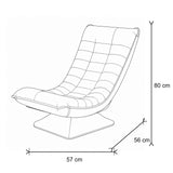 VIREO relax stolica dimenzije 80 x 57 x 56 cm