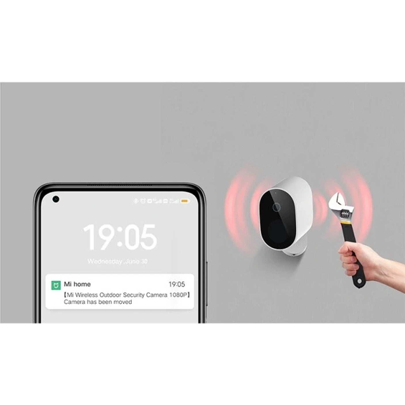 Xiaomi vanjska kamera obavijest o pokušaju pomjeranja